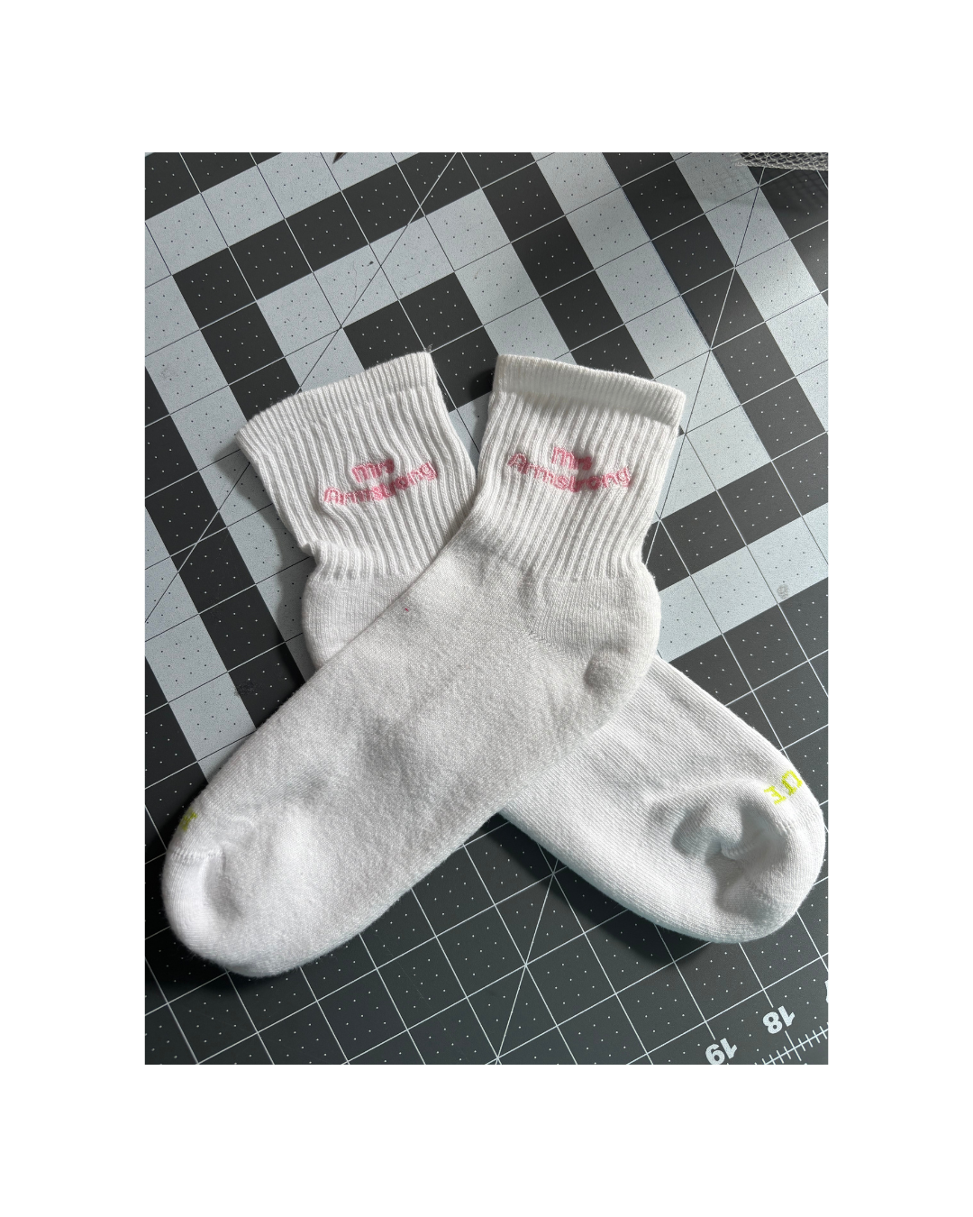 Custom Embroidered Crew Socks