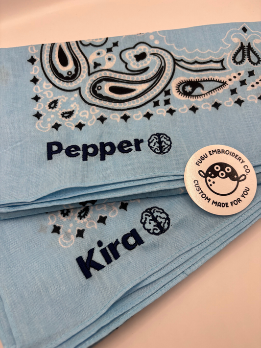 Custom Embroidered Bandana