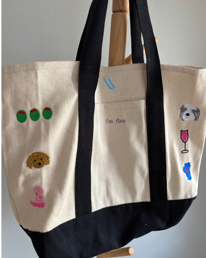 Custom Embroidered Tote Bags