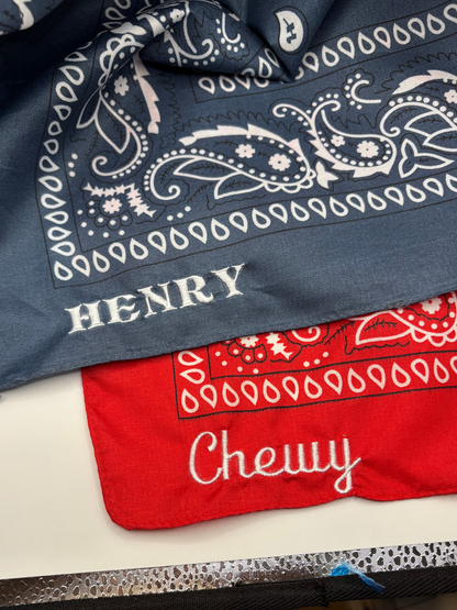 Custom Embroidered Bandana