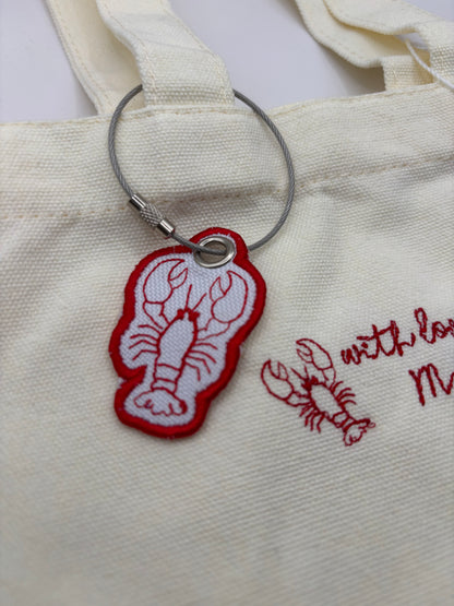 Custom Embroidered Keychain Charm