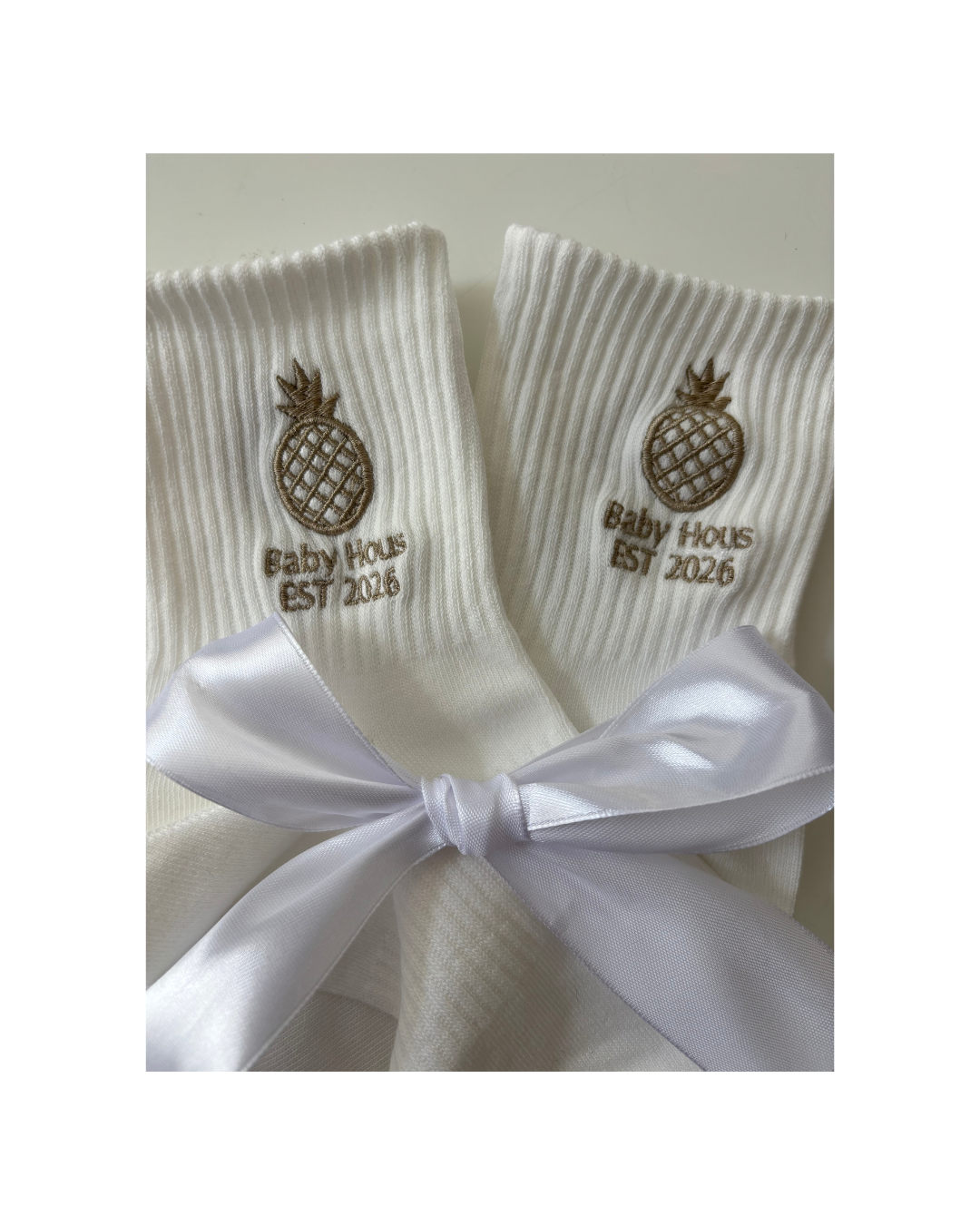 Custom Embroidered Crew Socks