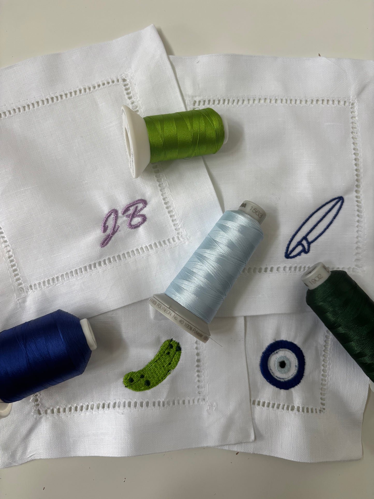 Personalized Linen Cocktail Napkins