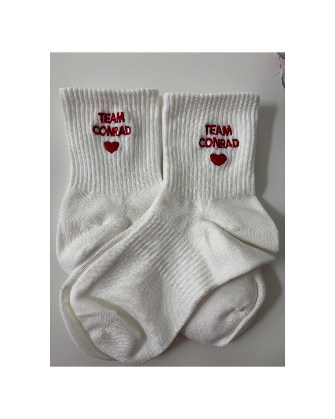 Custom Embroidered Crew Socks