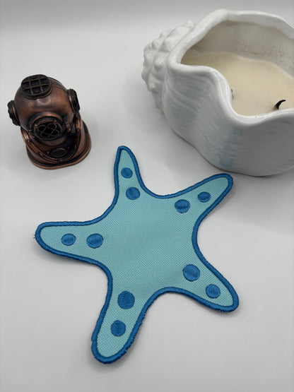 Embroidered Contour Drink Coasters