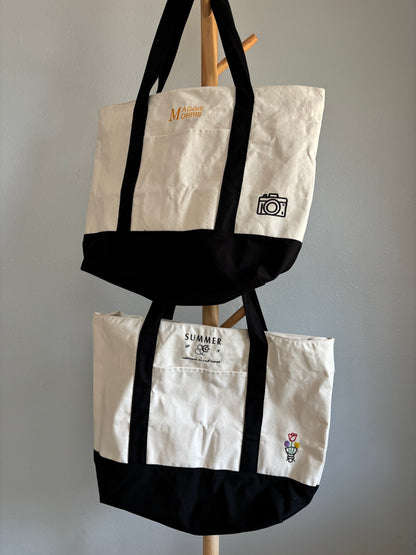 Custom Embroidered Tote Bags