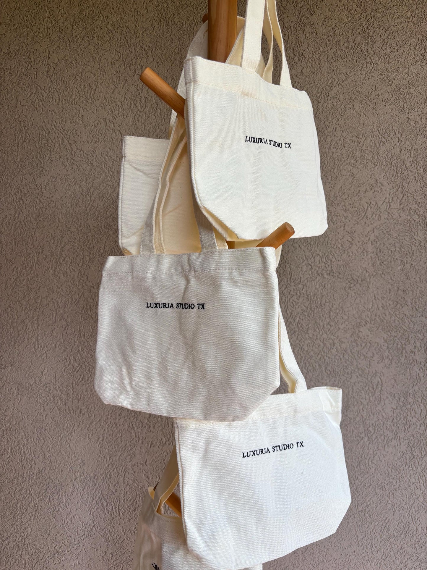 Personalized Mini Canvas Tote Bag