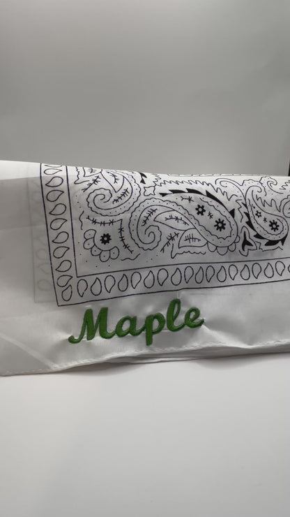 Custom Embroidered Bandana